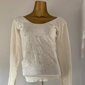 BCBGeneration Bodycon long sleeve sweater with scoop back size M/L